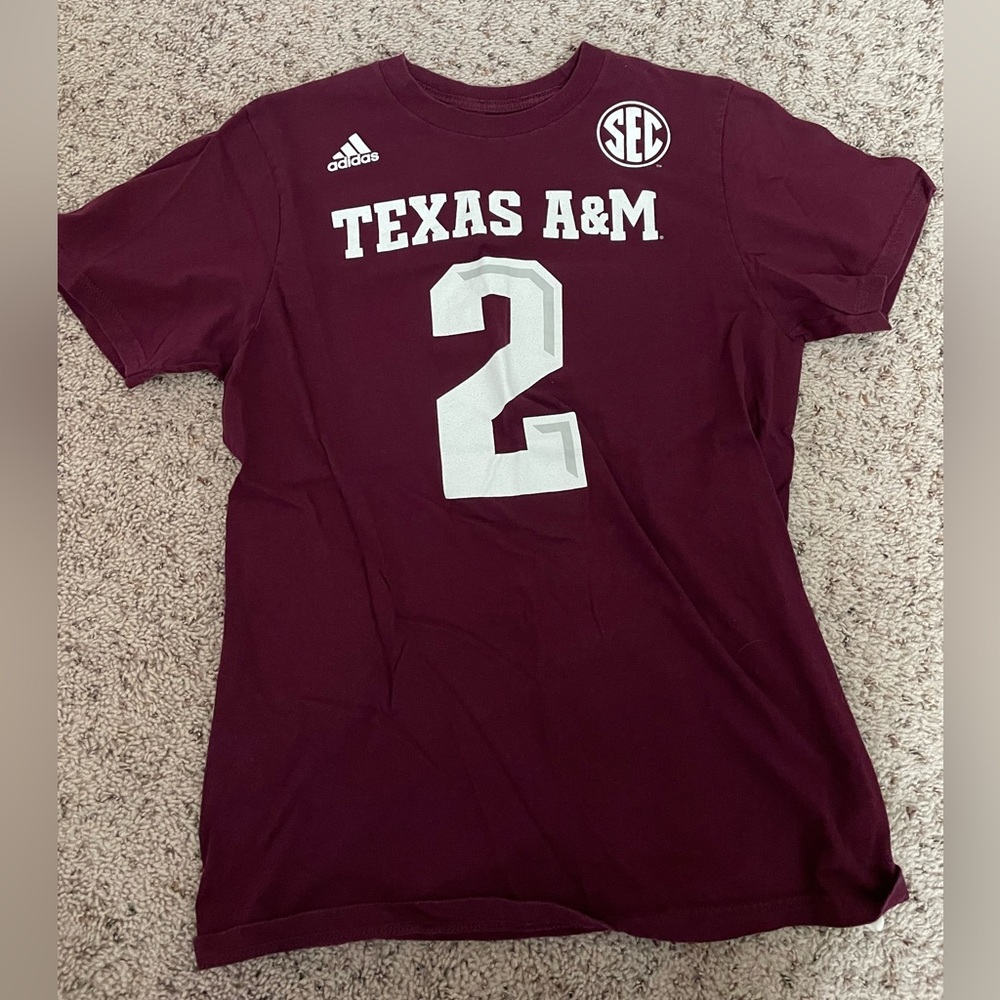 Johnny Manziel Football Texas A&M jersey shirt